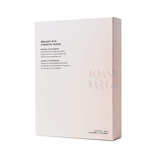 Joanna Vargas Bright Eye Firming Mask. Concentrated Under Eye Patches To Firm And Lift The Look Of Skin. Specialty Gel Deeply Moisturizes With Hyaluronic Acid And Peptides. 5 Pairs (0.15 Oz / Pair) #TOP4