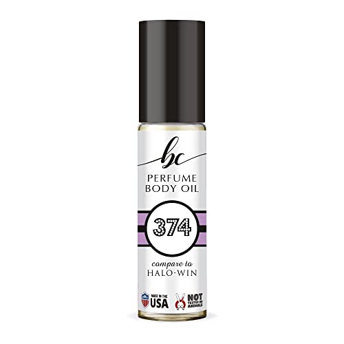 BIOCURA BC Perfume 374 Inspired by Jesus Pozo Halo-win For Women Replica Fragrance Body Oil Dupes Alcohol-Free Sample Travel Size Concentrated Long Lasting Roll-On 0.3 Fl Oz/10ml