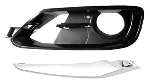 Rejilla de parachoques para BMW F30 F31 Sport con moldura plateada elegante para antiniebla