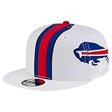 New Era Men's White Buffalo Bills Helmet 9FIFTY Snapback Hat