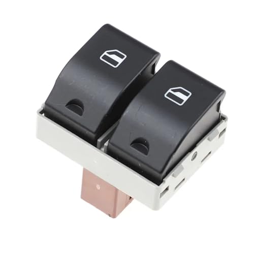 Bouton de lève-vitre électrique avant 6Q0959858A jaune pour console auto