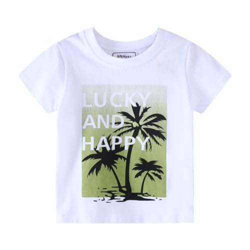Image of Toddler Boy Clothes Kids Summer Cotton Outfits Shirt Short Sets Size 2-7