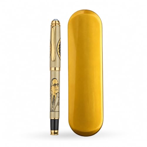 Image of B.R. Ambedkar Etched Pen | Premium Brass Metal Pen | Luxury Pen for Gift