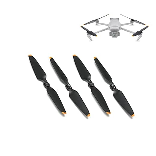 Original Mavic 3 geräuscharme Propeller für DJI Mavic 3/Mavic 3 Classic/Mavic 3 Pro (Original-Produkt zum Ersetzen der beschädigten Propeller Ihrer Drohne) (2 Sets)