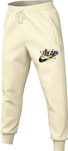 Nike Giannis Standard Issue Men's Dri-fit Basketball Trousers Size - Large Pale Ivory