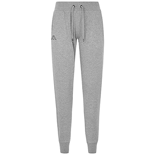 Pantalon d'hiver Kappa Zalia femme contre le froid taille S gris logo