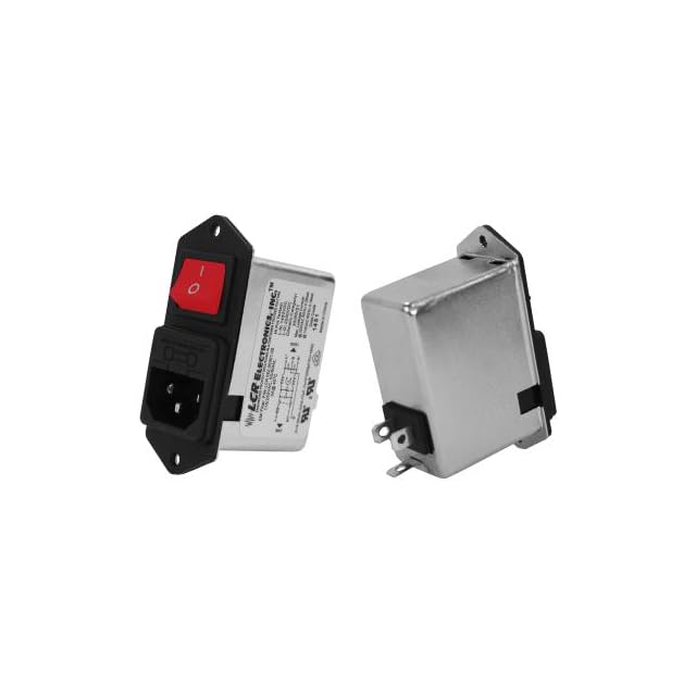 084.00101.00-RSI, AC Power Entry Modules 1A 120/250VAC Red Illum Switch