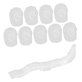 SOPOTUTU 10 Piezas Unidades de Fundas Impermeables Transparentes para Mochila Escolar Cubre Mochila Ligera y Resistente para Senderismo Ciclismo y Actividades Protección contra Lluvia y