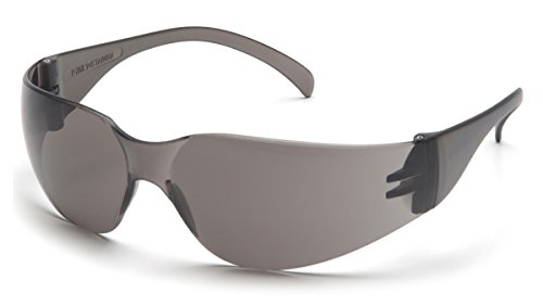 Pyramex Intruder Safety Eyewear, Gray Frame, Gray-Hardcoated Lens