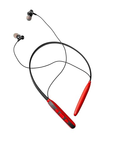 Image of TRYTO TML 532 Groove Air Neckband, 35 Hours Playtime, Type C Fast Charging, BT V5.2, 10MM Drivers with Copper Rings, Crystal Clear Sound, IPX5 Water & Sweat Resistant (Black)