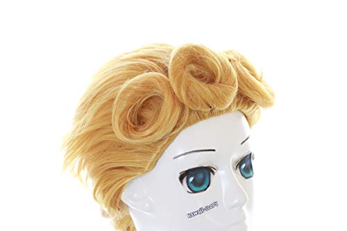 Kawaii-Story TM-447 JoJo's Bizarre Adventure blond 55 cm 4-częściowy pleciony peruka Cosplay peruka Anime Manga