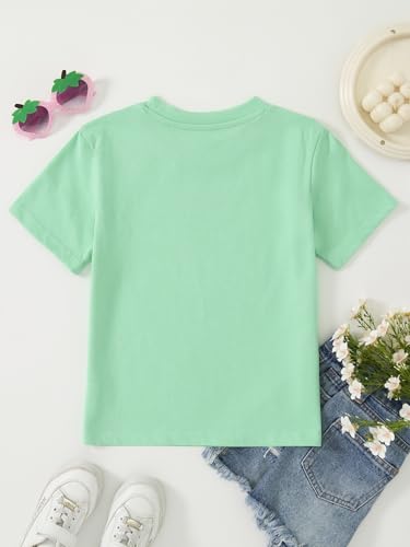 Girl's Cute Kawaii Boba Tea Short Sleeve Graphic T-Shirt3
