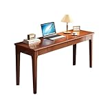EazyRack 机 デスク パソコンデスク 学習机 勉強机 天然木 引き出し付き 耐荷重250KG 無垢材 スリム シンプル おしゃれ たっぷり収納 北欧風 書斎 在宅勤務 ホームオフィス タップホルダー フック コード通し 省スペース 簡単組立 収納 木目調 クルミ色 幅100x奥40x高75cm