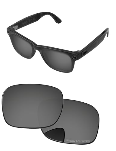 Image of Replacement Lenses for Ray-Ban Meta Wayfarer RW4006 & RW4012 50mm AI Glasses - Photochromic, Anti Blue Light Lens