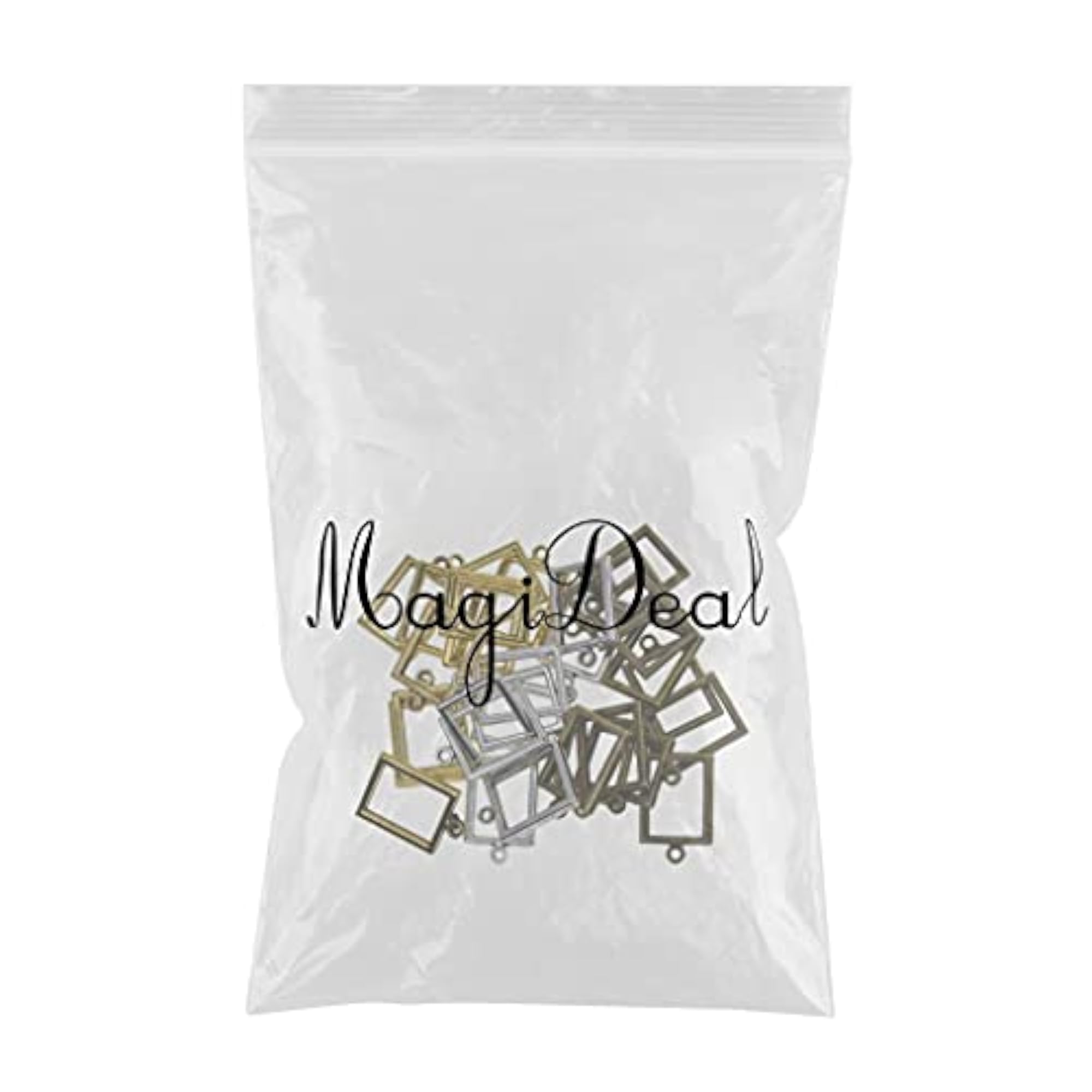 30pcs Alloy Rectangle Blank Cabochon Settings/Pendants Base
