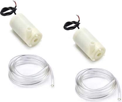 S P Mini Micro Submersible Motor Pump Water Pumps DC Water Pump 3-4.5V Aquarium Pool Garden Fish Tank with 1.5 meter Pipe (Pack of 2) (B0BQDHNM4G) Amazon Price History, Amazon Price Tracker