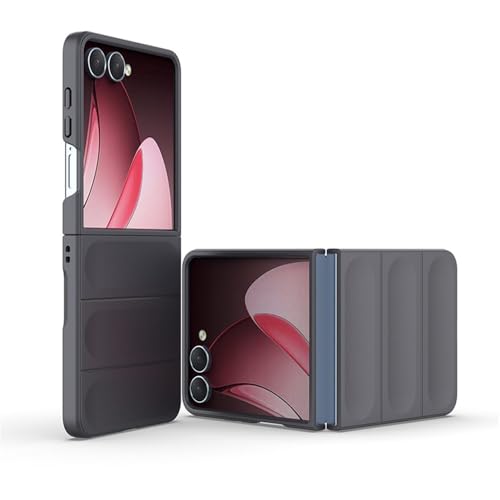 Coque silicone rigide Samsung Galaxy Z Flip7 gris protection antichoc