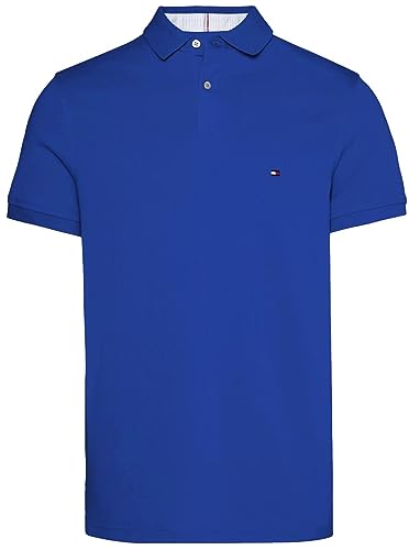 Image of Tommy Hilfiger Men's Short Sleeve Cotton Pique Polo Shirt in Regular Fit 2024 Collection