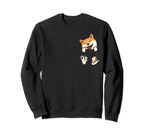 Pocket Shiba Inu Feet Cute Doge Akita Dog Lover Owner Gift Felpa