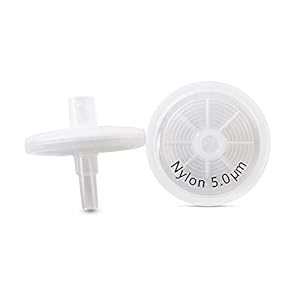Nylon Spuitfilters [Bevochtigbaarheid: Hydrofiele Nylon Membraan] 25mm Diameter 5.0μm Pore Size Laboratorium Filters…