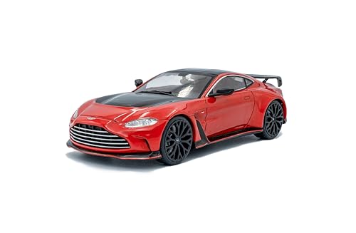 Modelo a escala 1:43 Aston Martin Vantage V12 Rojo 2023 miniatura 1