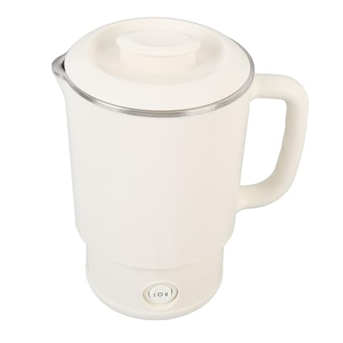 Pava eléctrica portátil acero inoxidable 600ML plegable miniatura 5