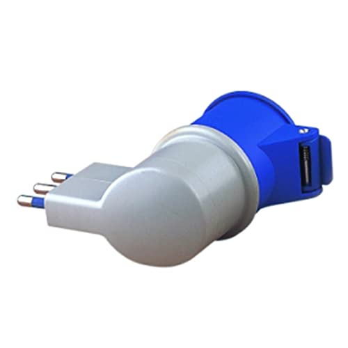 Elektrischer Adapter für Zwei-Stecker 2P+T 10/16A, industrielle Steckdose CEE 16A 250V