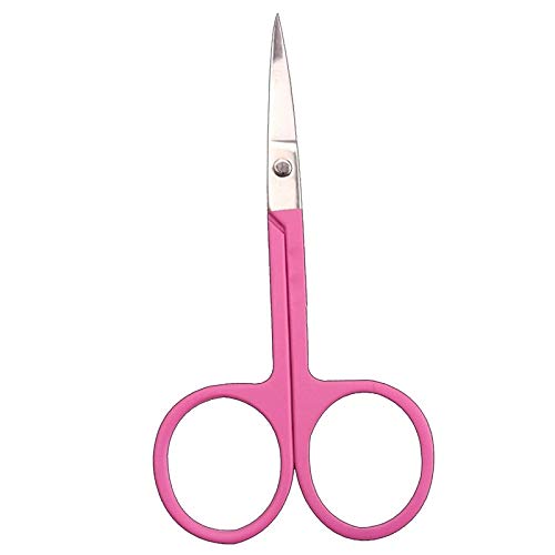 Forbici artigianali Forbici professionali for manicure for unghie Sopracciglio Naso Ciglia Forbici for cuticole Pedicure curvo Strumento for trucco Forbici