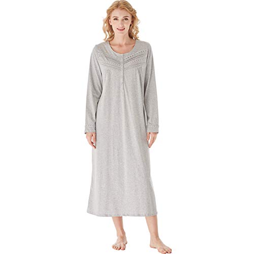 Keyocean Nightgowns for Women, Soft 100% Cotton...