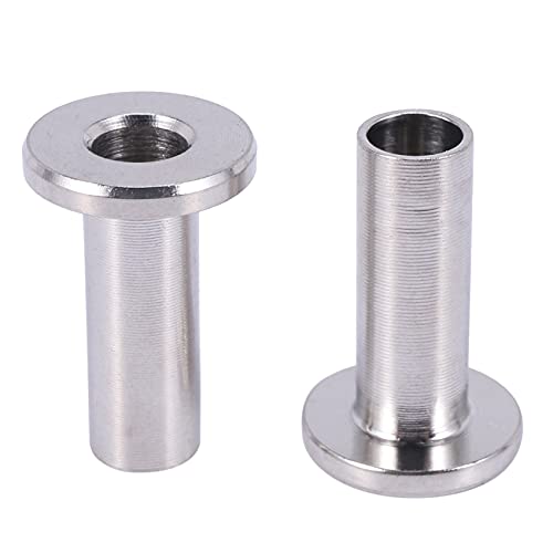 Jiaminye Steel Protector Sleeves for 1/8 inch Cable Railing, Wood Posts, DIY Balustrade T316 Marine Grade 24 Pack, Silver (172741) - Image 4
