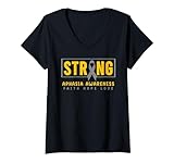 Photo Gallery maglietta aphasia awareness - aphasia awareness strong maglietta con collo a v Photo Gallery maglietta aphasia awareness - aphasia awareness strong maglietta con collo a v
