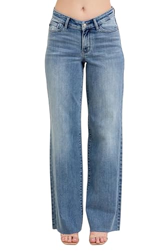 Judy Blue V-Front Baggy Jean, Inseam 33