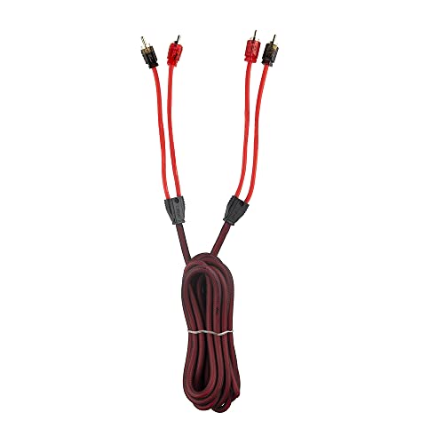 Image of DS18 R12 Ultra Flex RCA, Male to 2-Male RCA Cable, Y Splitter Design,(12 Feet)