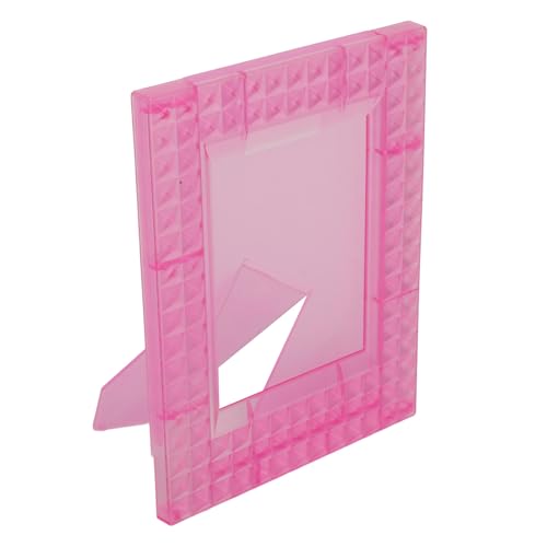 Mini Cornici per Foto da 4.3x3.3 Pollici plastica Robusta da Tavolo per Esposizione di Foto 12 11 9 8 7 Decorazione per Casa e Ufficio rosa chiaro