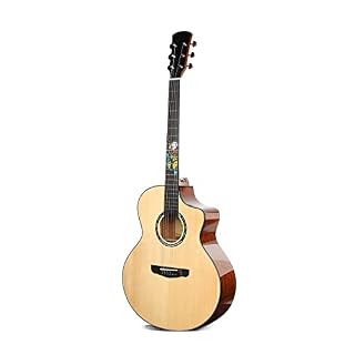MEIeynt 41 Pouces Débutant Guitare Acoustique Cutaway Guitarra Starter Kit avec Gig Bag Strap Cordes Strap Tuner Picks… - Les Beatles, Paul McCartney, John Lennon, RIngo Starr, George Harrison