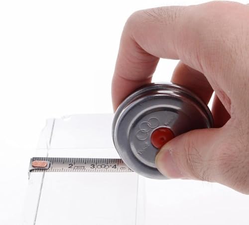 Cinta métrica retráctil mini 2m acero inoxidable miniatura 2