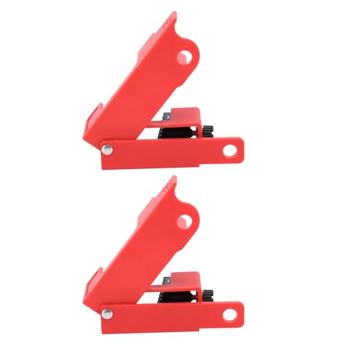 Circuit Breaker Lockout, 2PCS Electrical Box Circuit Breaker Lockout Multifunctional Easy Installation Nylon Impact Resistant for Office Buildings