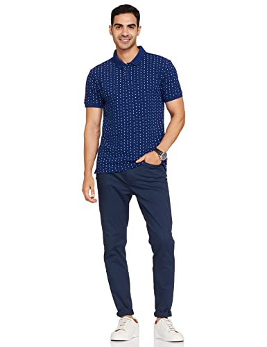 Image of Levi's Men Cotton Regular Fit Printed Polo T-Shirt