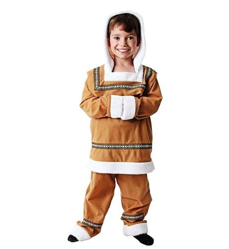 Juguetutto - Disfraz Esquimal en la Antártida para niño (7-9 años)