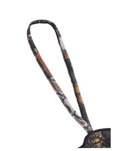 WDIRARA Women's Summer Boho Patchwork Print Spaghetti Strap Flared Short Cami Dress4