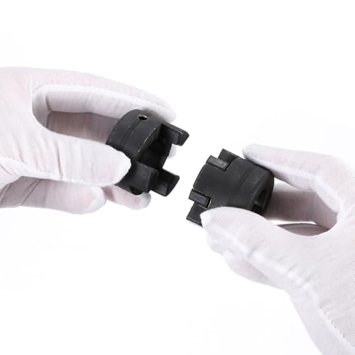 uxcell 7/16" to 5/8" L075 Flexible 3-Piece L-Jaw Coupling Coupler Set & Buna-N NBR Rubber Spider for Log Splitter Hybrid Equipment by uxcell - Image 5