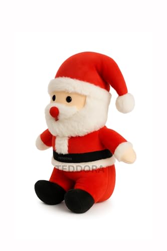 Image of Santa Clauss Soft Toy for Girls Boys Kids, Christmas Plush Stuffed Baby Teddy Gift Birthday, 40 cm
