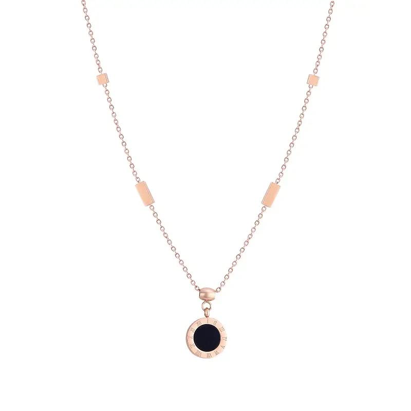 MEENAZ roman numeral necklace Pendant For Girls Women Ladies girlfriend Wife Necklace locket long chain Rose gold Necklace diamond ad cz Pendants chains western Valentine gifts Birthday lovers -336 (B0BY5DD9WM) Amazon Price History, Amazon Price Tracker