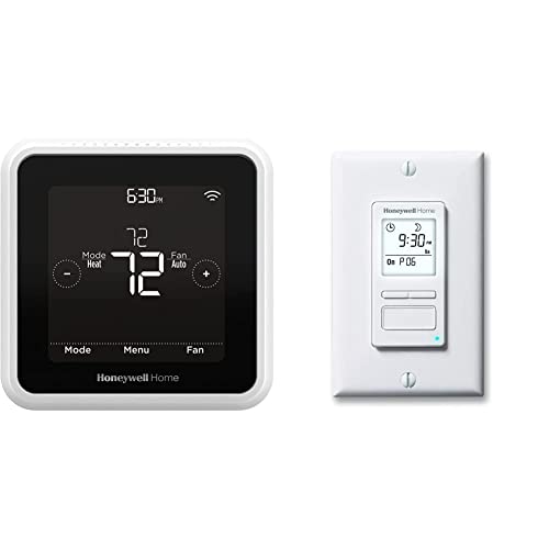 Honeywell Home RTH8800WF T5 Smart Thermostat + RPLS740B Programmable Light Switch Honeywell Home RTH8800WF T5 Smart Thermostat + RPLS740B Programmable Light Switch
