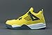 Nike Toddler Air Jordan 4 Retro Td Lightning 2021inch, Tour Yellow/Dark Blue Grey, 4C 4 Toddler