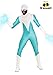 Fun Costumes Disney Pixar The Incibles Frozone Costume for Adults - Men's Frozone Superhero Suit, Gloves, Boot Covers & Glasses - Small, Blue