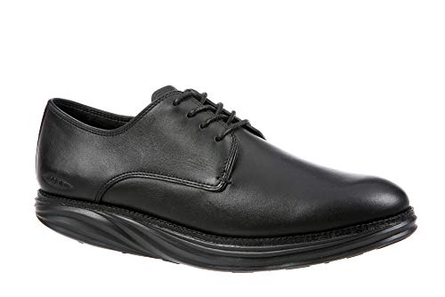 MBT Men's Boston Dress Lace Up Oxford with Low Rocker Bottom4