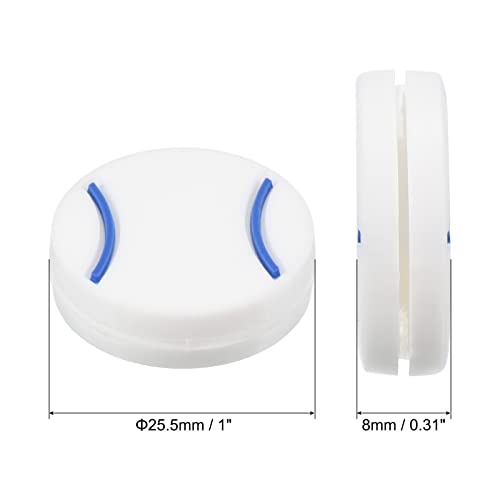 PATIKIL Tennis Racket Vibration Dampener, 8 Pack Soft Silicone Racquet Shock Absorber String Damping, White - Image 2