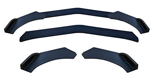 Simoni Racing Spoiler avant universelle 'Lip Splitter' - 3-pièces - ABS Noir Cover