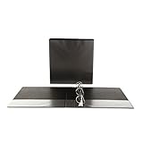 Universal 20743 Slant-Ring Economy View Binder, 1-1/2-Inch Capacity, Black